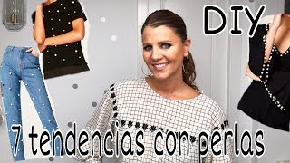 DIY Las 7 PRENDAS CON PERLAS que están arrasando esta - YouTube