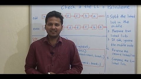 Check if the singly Linked List is a Palindrome