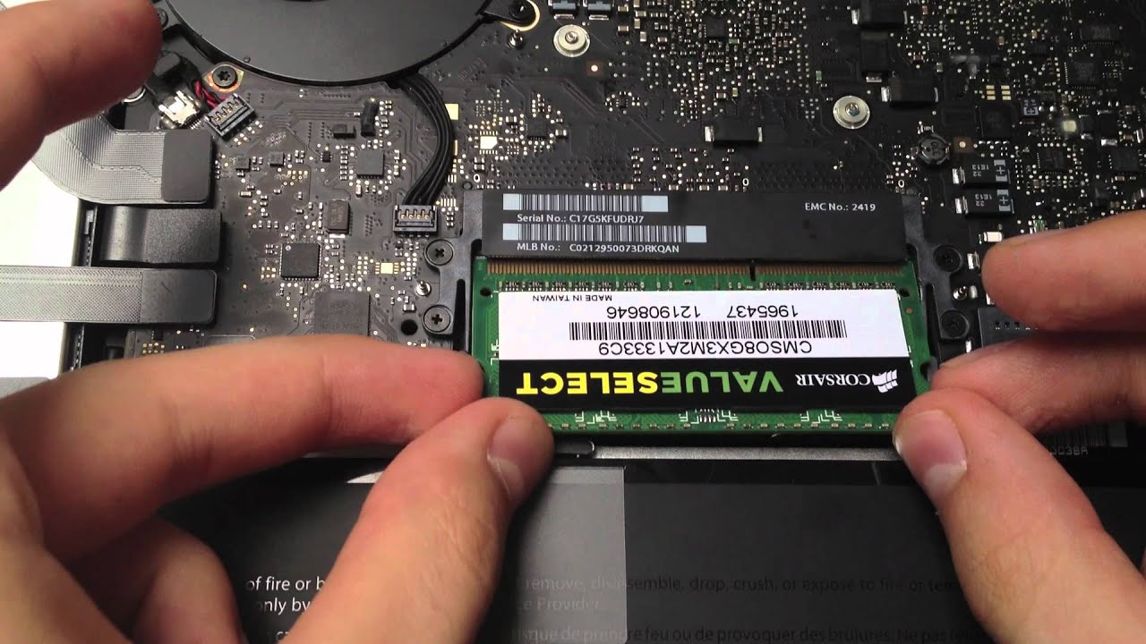 kandidat velgørenhed klar MacBook Pro SSD and RAM Upgrade - YouTube