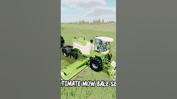 Ultimate Mow and Bale Set up Must watch. #farmingsimulator #gaming #farmsim