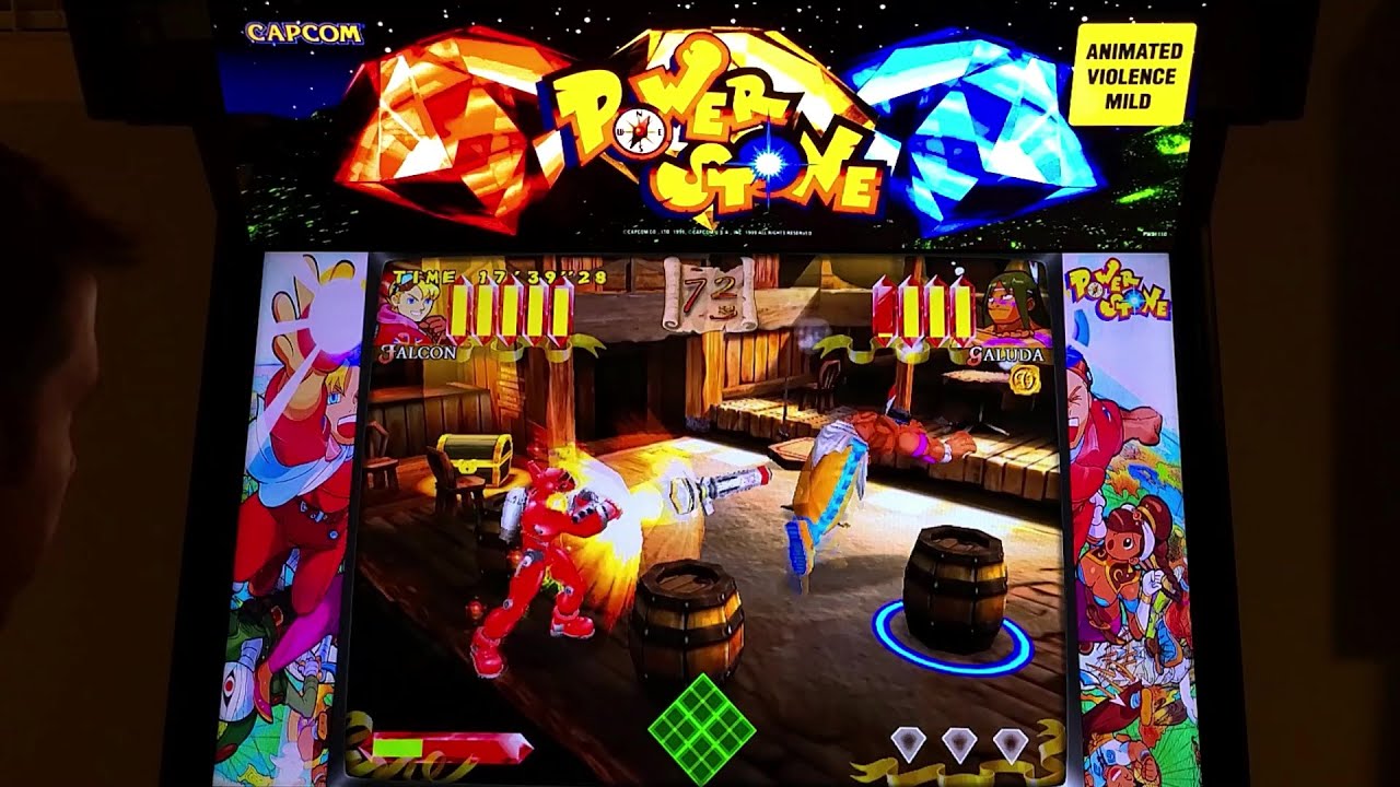 Power Stone Arcade Gameplay w/ Hypermarquee YouTube