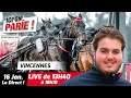 Ici on parie  vincennes quint et pronostics en live de lhippodrome mardi 16 janvier 2024