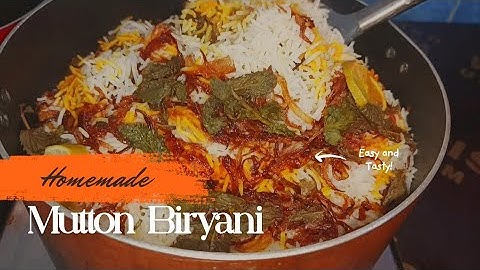 Easy Mutton  Biryani Recipe |Mutton Biryani With Homemade masala |1 kg Mutton Biryani Recipe