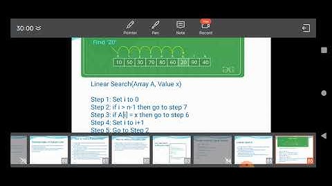 programming in C (EST 102)_Module 1: Part 3_Pseudo code, Linear Search and Bubble Sort