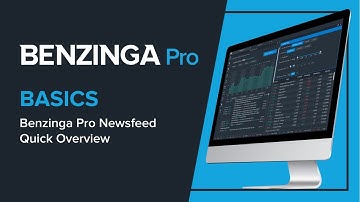 Benzinga Pro Newsfeed Quick Overview