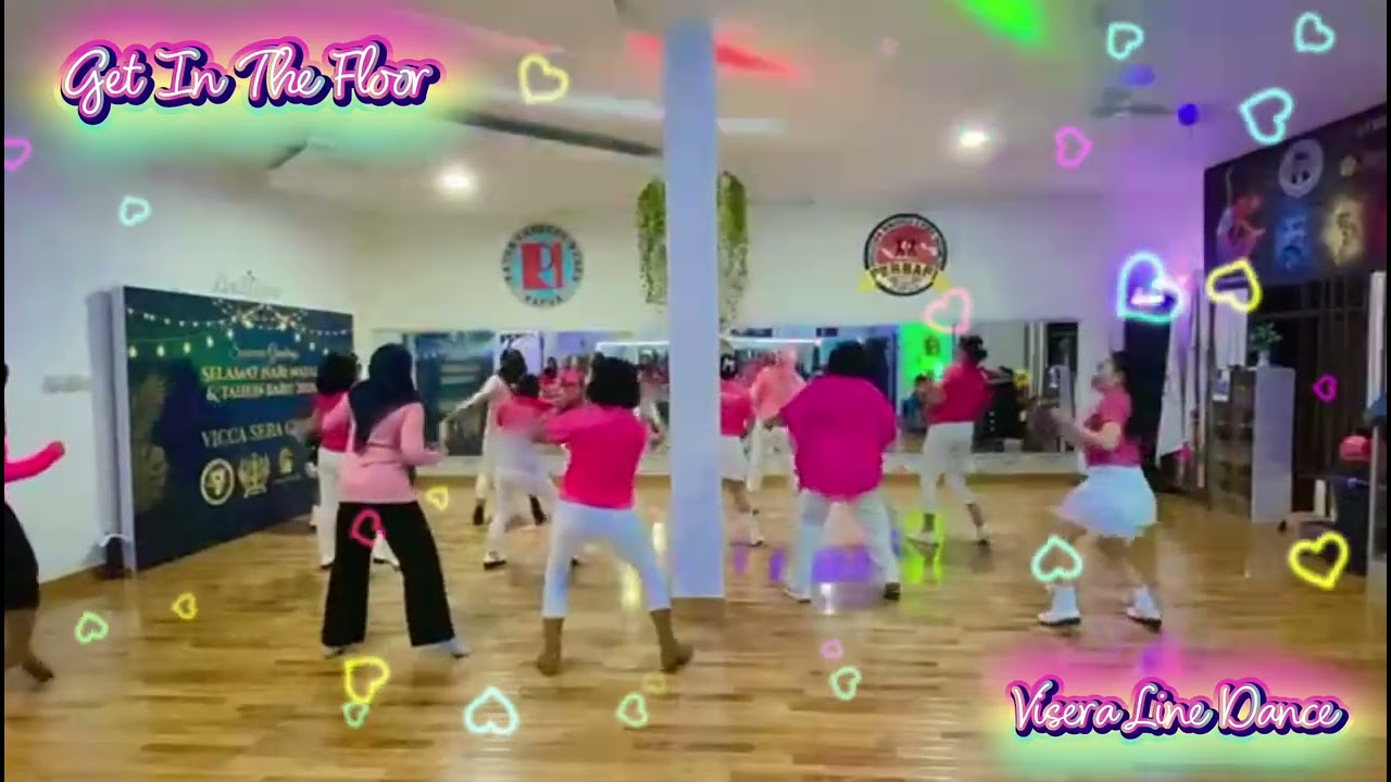 GET ON THE FLOOR // LINE DANCE // CHOREO : DIAN OKTA // DEMO BY VISERA LINE DANCE