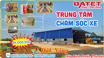 Lắp đặt cầu nâng 1 trụ rửa xe Ấn Độ 4 tấn trong gói combo trung tâm chăm sóc xe tại Đăk Nông - DATET