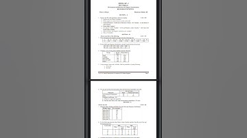 B.Com 3rd sem business statics modal question paper  #education #bcom @AMEducation786