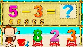 Monkey Mathschool Sunshine - Babies Learn How to Count & Numbers - Fun Preschool Education for Kids screenshot 3