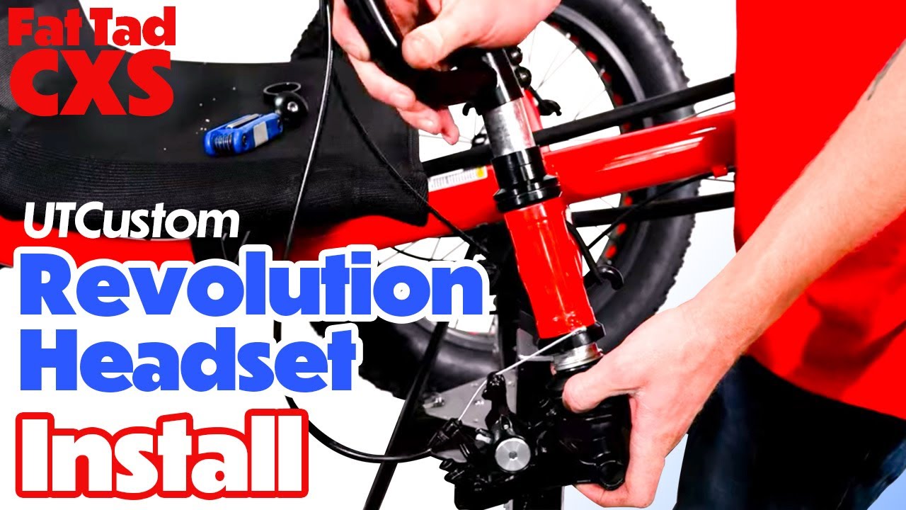 Trike Tutorial Utah Trikes Revolution Headset for CXS Fat Tad Install
