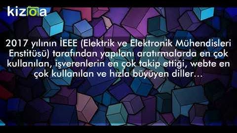 2017 yılında en çok kullanılan programlama dilleri