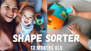 Seth’s Playing Shape Sorter  | 13 Months Old | Baby Milestones