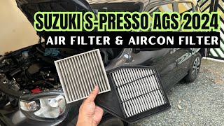 Suzuki S-presso AGS - Air Filter and Aircon Filter