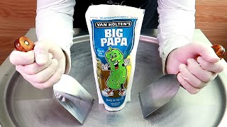 BIG PAPA ice cream rolls street food - ايس كريم رول على الصاج بيج بابا خيار