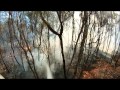 Lefroy Bushfire Helmet Camera Footage. 2013. Tasmania, Australia. PART 1.