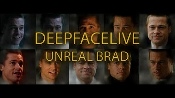 Brad Pitt Realtime Deepfake With DeepfaceLive (AMP)