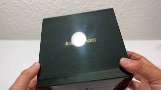 Audemars Piguet Royal Oak  Blue Dial 15450 37mm unboxing