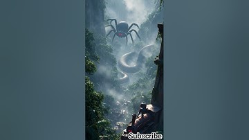 Nature discovery : paython  Vs Spider  amazing jungle #trending #short #jungle #reels #newyoutuber