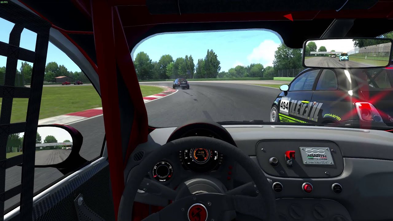 Assetto Corsa Abarth 500 AC / trackir 5 YouTube