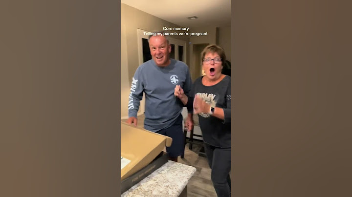 Telling your family about your pregnancy#surprise #love #parents