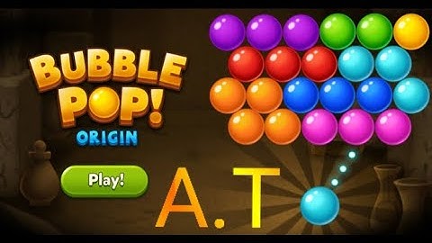 Bubble Pop Origin-Match 3 to blast & drop colorful balls in this addictive bubble shooter game!