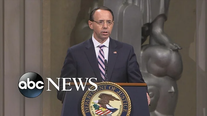 Rod Rosenstein honored at farewell ceremony