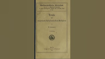 Texte zur Assyrisch-Babylonischen Religion #cuneiform #astronomy  #languages #language #books