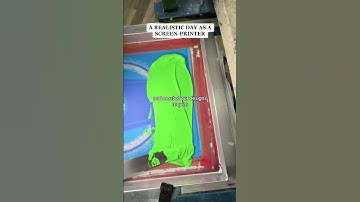 BTS: DAY IN THE LIFE of a MASTER screenprinter 🕺