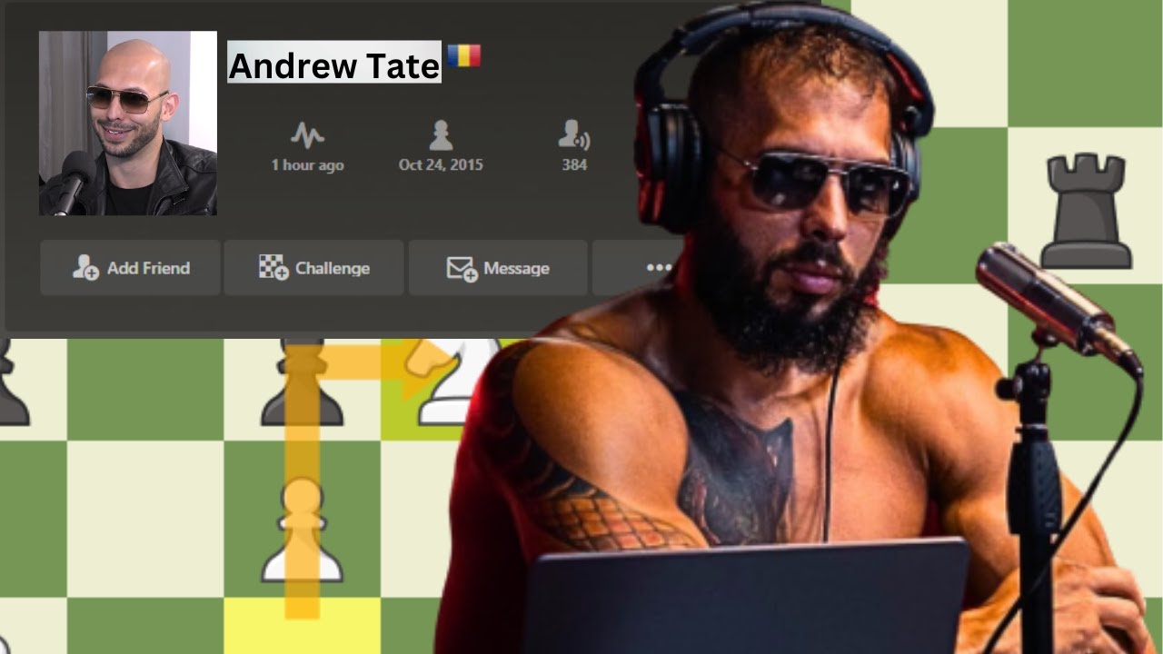 Andrew Tate DESTROYS Instagram Model CHESS GAME 
