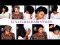 Plus de 15 styles rapides de coiffures sur cheveux naturels crepus afro