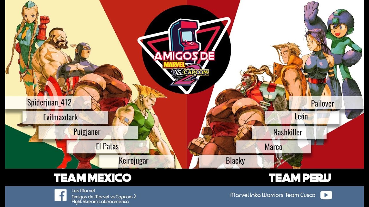 Mvc2: Team México vs Team Perú 5 vs 5 Low Mid Tier Challenge!!! THIRD PART 19.09.21 