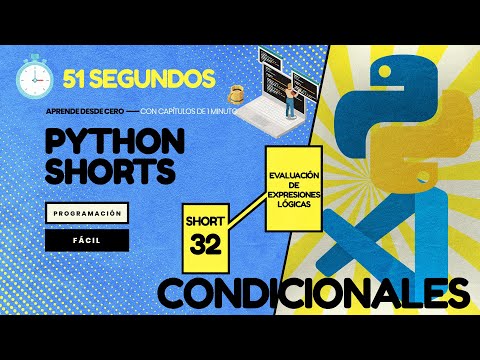 Evaluación de EXPRESIONES LÓGICAS - Python en 1 minuto CP32
