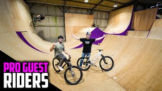 THE FIRST PRO RIDER REACTS TO MY BACKYARD SKATEPARK!!