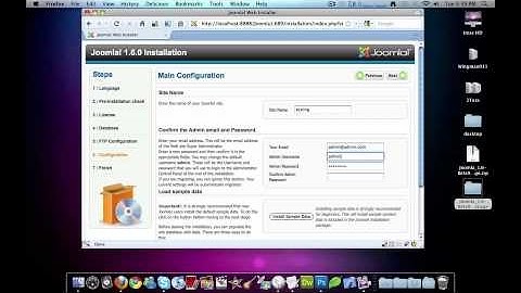 Joomla 1.6 Beta 9 Installation Video