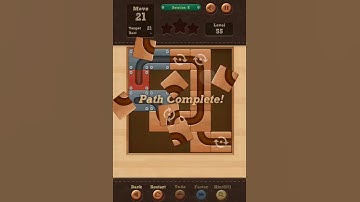 Roll the Ball slide puzzle Rotation E Pack Level 55 Solution