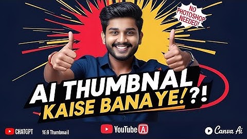 How to Make YouTube Thumbnails in 1 Click! 🔥 | AI Thumbnail with ChatGPT + Ideogram