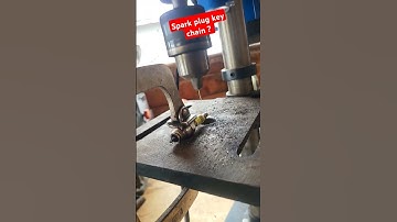 we all need more spark on our lives... spark plug Keychain for the car the plugs came out of