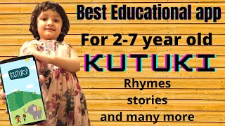 बच्चों की स्मार्ट पढ़ाई Mobile App से | Learning App For Kids (upto 7yrs) | Best Learning app KUTUKI screenshot 3