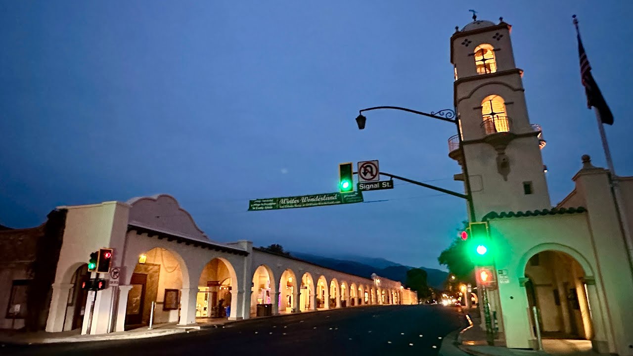 Ojai small town Charm Ventura County California