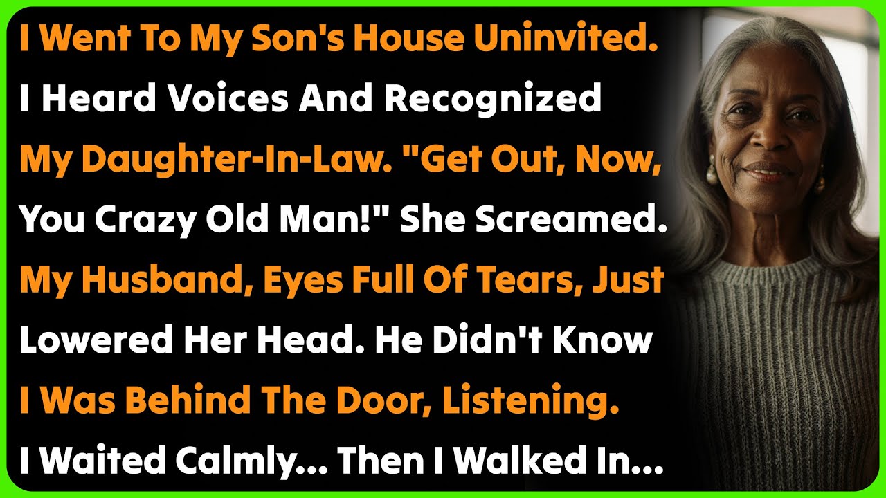 I Went To My Son's House Unannounced. I Heard Voices And Recognized My Daughter...