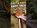 Fast &amp; Easy Knot Trick You Didn’t Know! 🤯