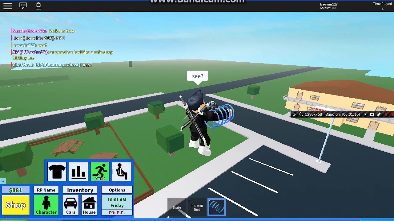 Roblox High School Cach Bay Ma Chi Can Cai Trong Luc How To Fly - emo peter parker roblox