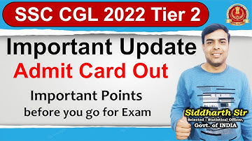 Important Update #ssccgl  → SSC CGL 2022 Tier 2 Exam #ssccgl #gyanshila #ssccgl2022