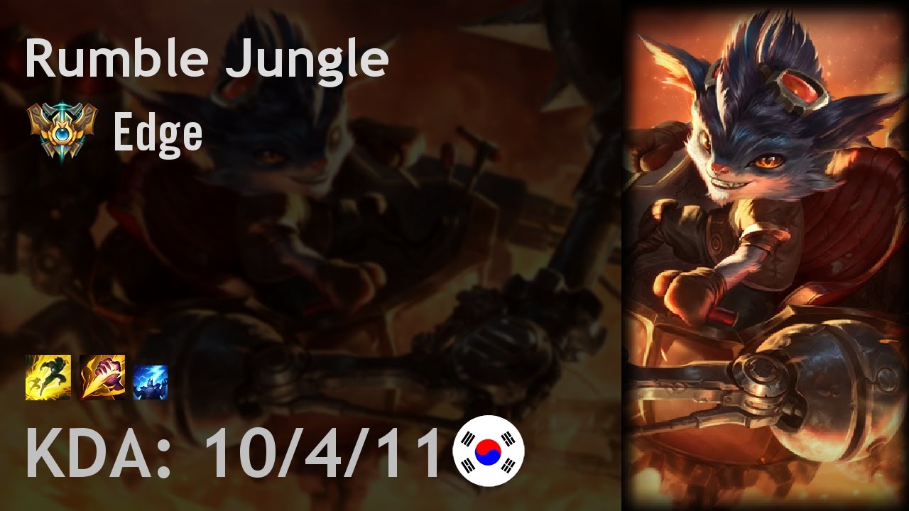 Rumble Jungle vs Kha'Zix - Edge - KR Challenger Patch 7.1