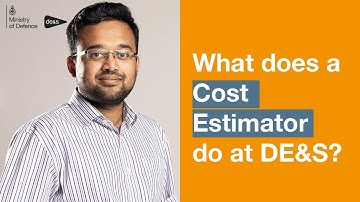 What does a Cost Estimator do at DE&S?