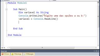 28 - Visual Basic .NET - SELECT CASE - Conditional Decision Structure