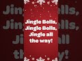Jingle Bells Christmas Song SING ALONG Merry Christmas 🎵🎄 #shorts #christmassong