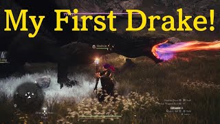 Dragon's Dogma 2 My First Drake Battle! Sorcerer Vocation.