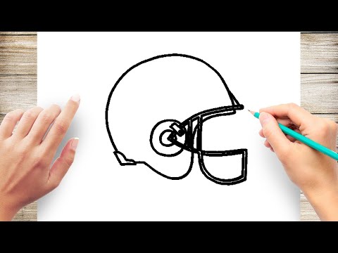 how-to-draw-cartoon-football-helmet-easy