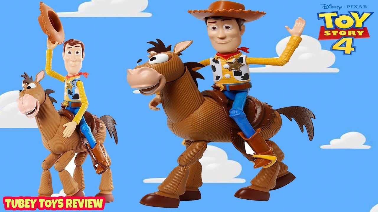 Disney Toy Story 4 Woody And Bullseye Adventure Action Figure Set NEW IN STOCK 